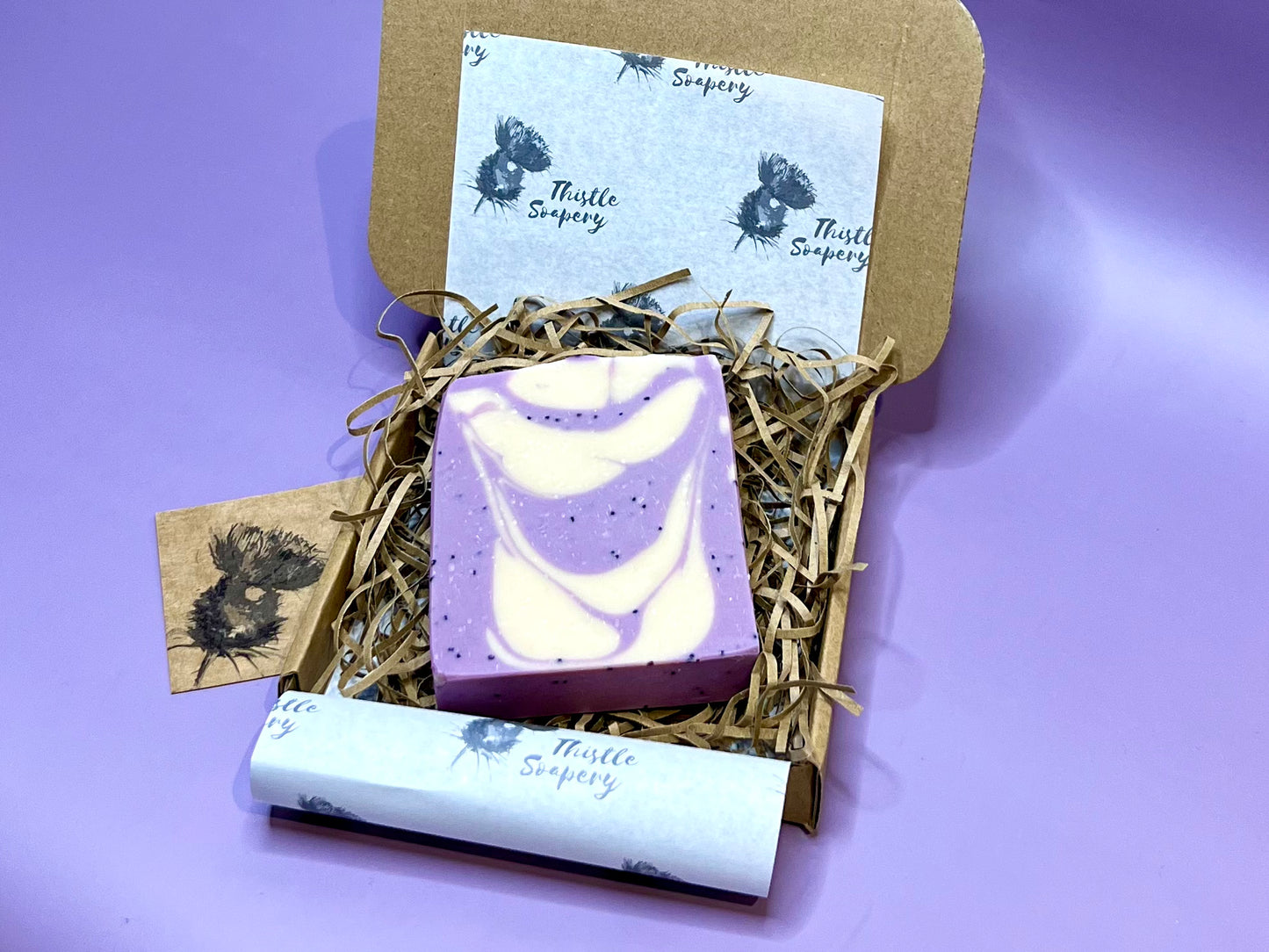 Exfoliating Lemon Poppyseed Soap • With Soothing Safflower Seed Oil • For Sensitive Skin