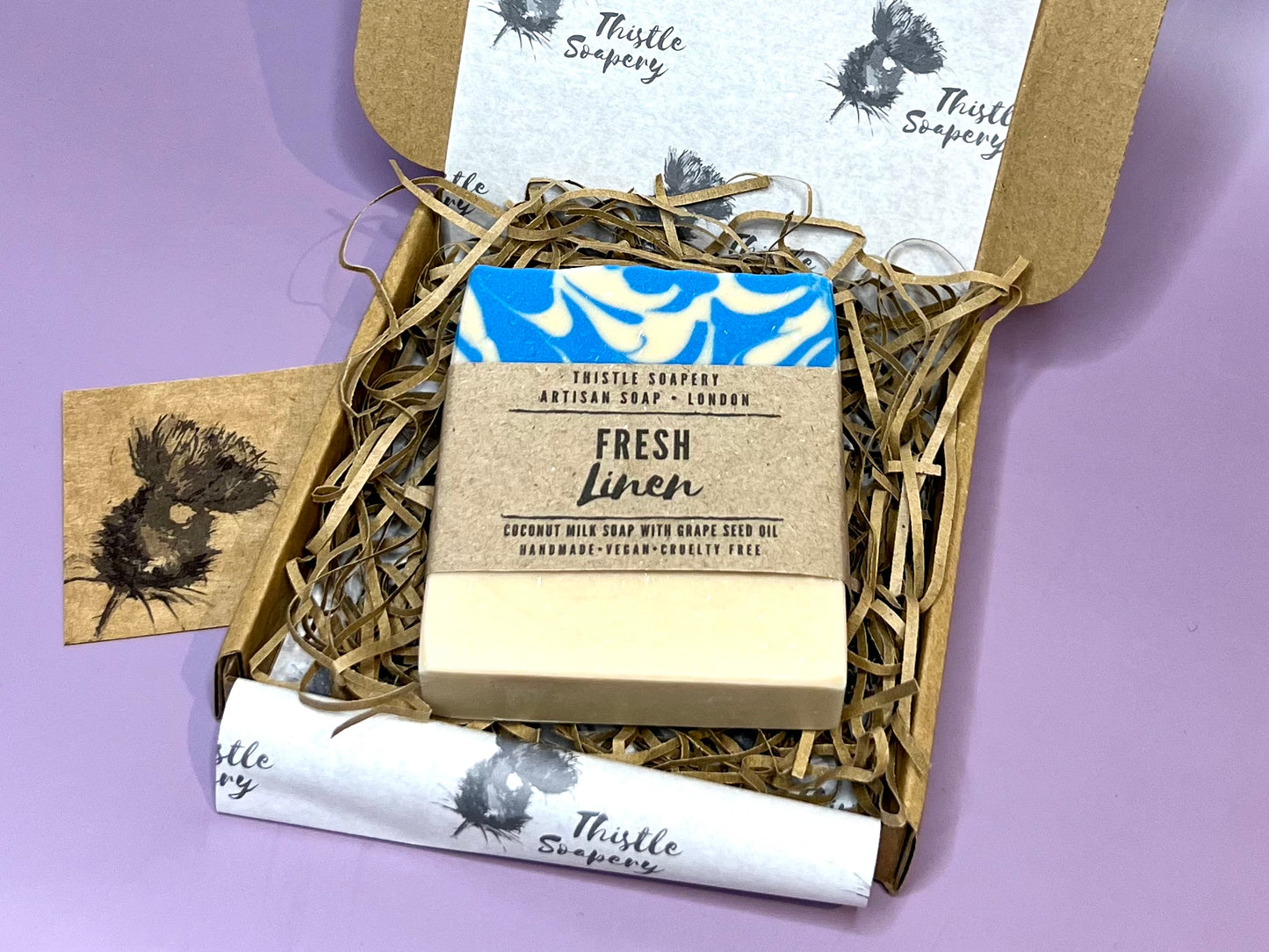 Fresh Linen Coconut Milk Soap • Grapeseed Oil • For Dry Skin