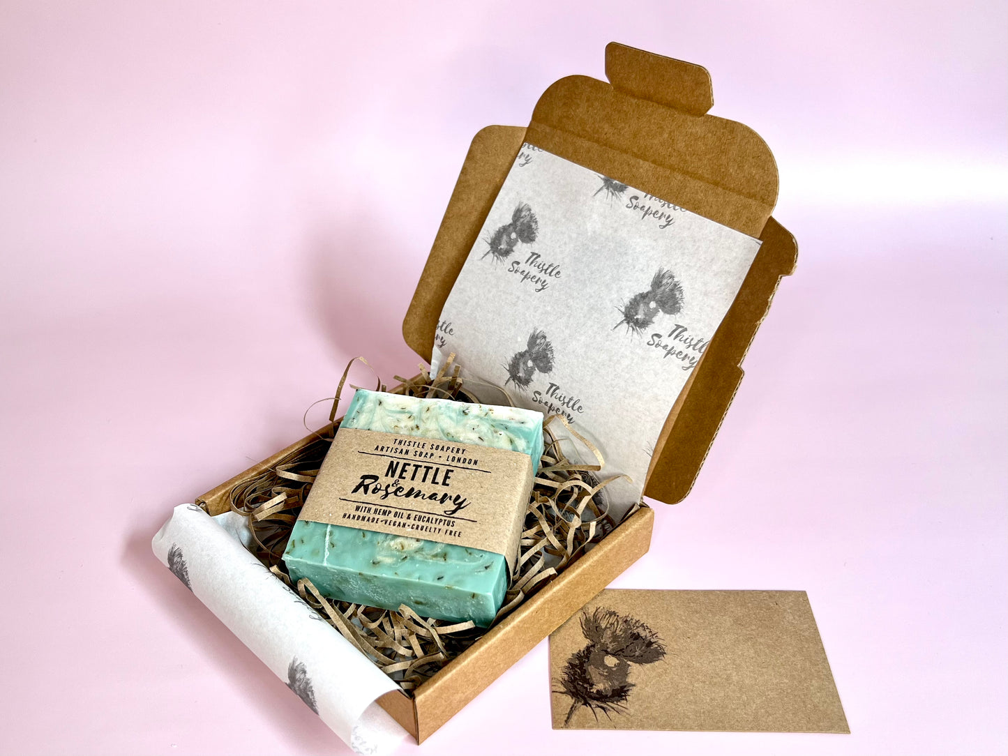 Nettle & Rosemary Soap • Hemp Seed Oil • For Problem-Prone Skin